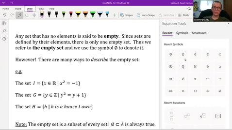 Thumbnail for entry S&amp;P 1.1-pt3: The Empty Set