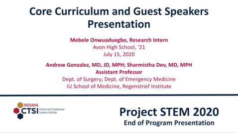 Thumbnail for Mebele Onwaduegbo Curriculum Presentation