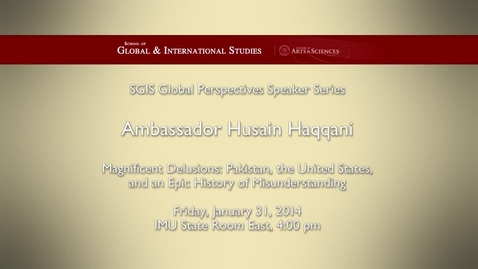 Thumbnail for Global Perspectives Series: Hasain Haqqani