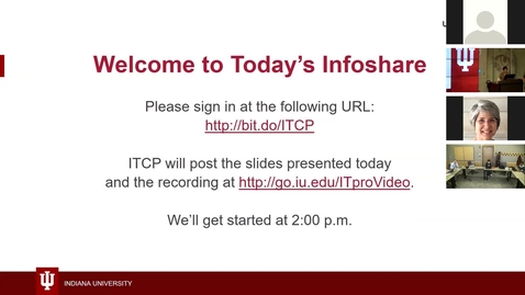 Thumbnail for entry Infoshare:  IU Open Source Program