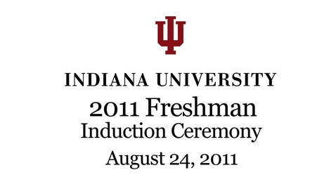 Thumbnail for Freshman Induction Ceremony 2011