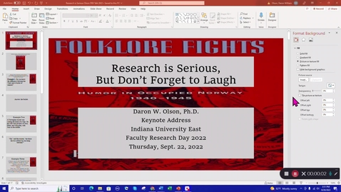 Thumbnail for Research is Serious, But Don't Forget to Laugh: 2022 Faculty Scholarship Celebration Keynote