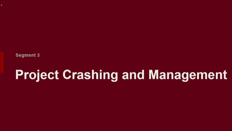 Thumbnail for P200 09-3 Project Crashing