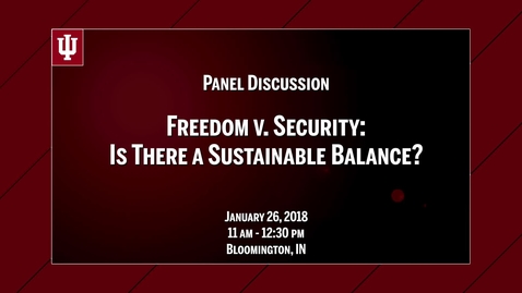 Thumbnail for CIBER Symposium on Cybersecurity &amp; Sustainable Development: Freedom v. Security - Jan. 26, 2018