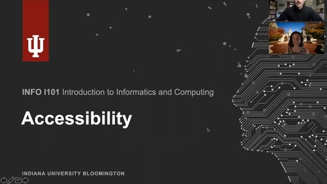 Thumbnail for INFO I101 - BiT - Accessibility