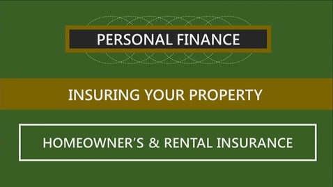 Thumbnail for F260 09-2 Homeowner's &amp; Rental Insurance