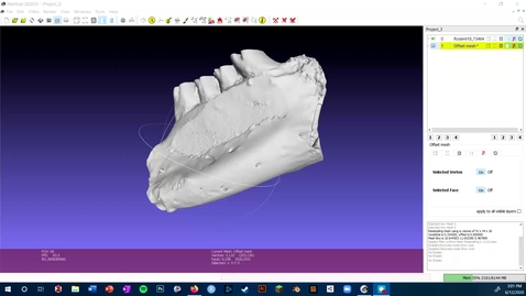 Thumbnail for entry Video 12 - Meshlab: Interface