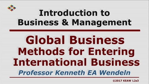 Thumbnail for W200 02-3 Methods for Entering International Business