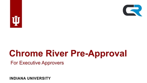 Thumbnail for Pre-Approval Review for Executive Approvers