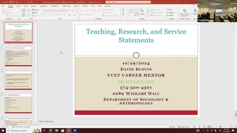 Thumbnail for What Is a Teaching/Service/Research Statement?