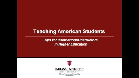 Thumbnail for Teaching American Students - Tips for International AIs