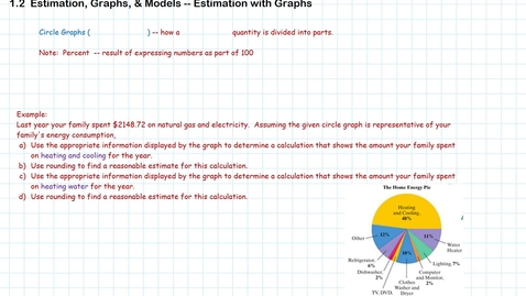 Thumbnail for entry Estimation with Graphs