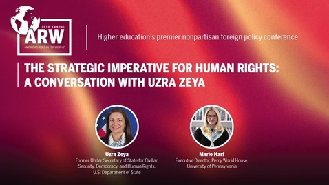 Thumbnail for ARW 2025 Day 1 Session 2