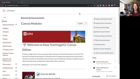 Thumbnail for entry Streamlining your Canvas Course with Modules (11.10.2020)
