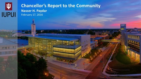 Thumbnail for 2016 IUPUI Report to the Community