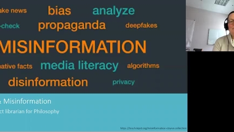 Thumbnail for entry Algorithms and Misinformation