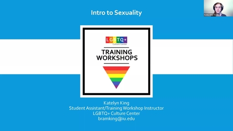 Thumbnail for entry TRAINING WORKSHOP : Intro to Sexuality 4/13/21