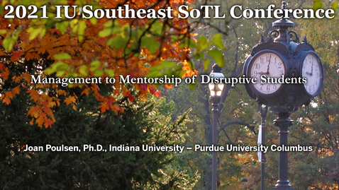 Thumbnail for Management to Mentorship of Disruptive Students