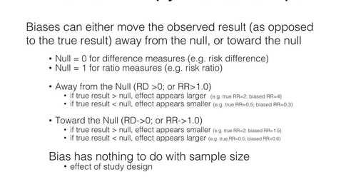 Thumbnail for Lecture 6_E601_Week 6_Part 2_Definition of Bias_selection bias
