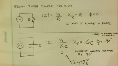 Thumbnail for AC Circuits And Complex Numbers