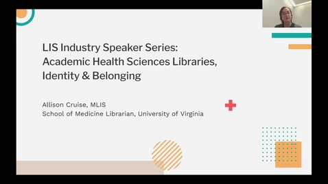Thumbnail for Allison Cruise, LIS Industry Speaker Series
