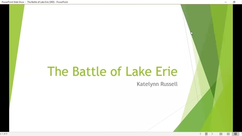 Thumbnail for Katie Russell Battle Of Lake Erie Poster video