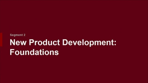 Thumbnail for P200 02-2 New Product Development: Foundations 