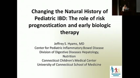 Thumbnail for Peds_GrRds 6/7/2017: &quot;Changing the Natural History of Pediatric IBD: The role of risk prognostication and early biologic therapy&quot; Jeffrey S. Hyams, MD  