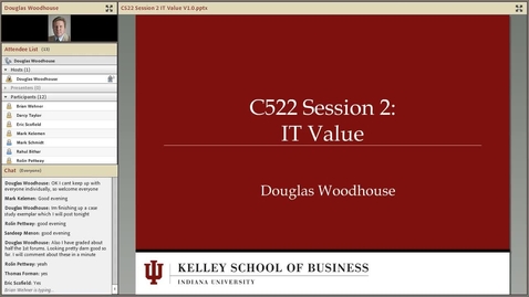 Thumbnail for dwoodhou MP4s_C522 Woodhouse_C522 Woodhouse Session 2 IT Value