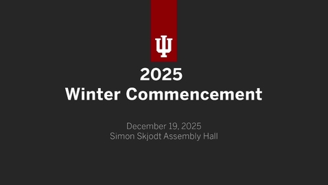 Thumbnail for 2025 Winter Commencement