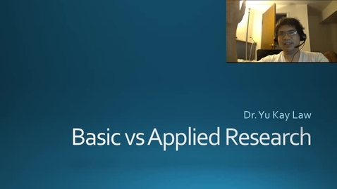 Thumbnail for Basic vs Applied Research