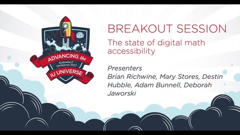 Thumbnail for 3pm - The state of digital math accessibility