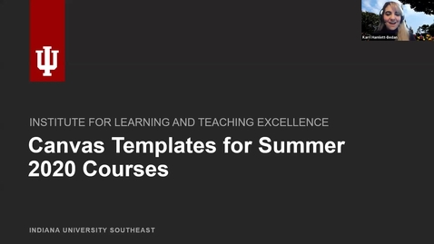 Thumbnail for entry Canvas Templates for Summer 2020 Courses