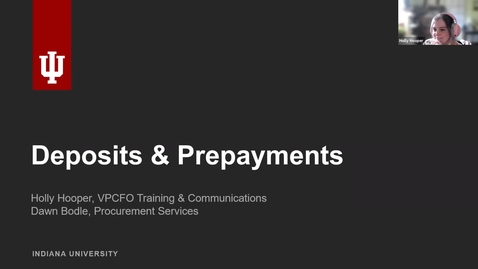 Thumbnail for 08/26/2021 Prepayments and Deposits, General Q&amp;A