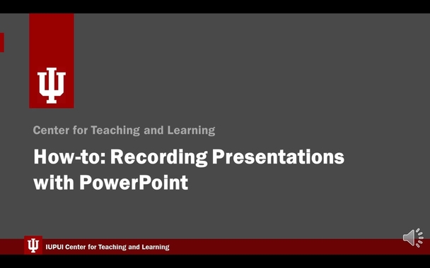Recording An Individual Or Group Presentation With Powerpoint 365 Or 19 A Canvas Semester Checklist