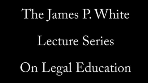 Thumbnail for entry Antonio Garcia-Padilla (2008 Mar. 4), The Internationalization of Legal Education