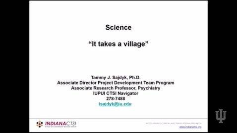 Thumbnail for Team Science Sajdyk 22Sept15
