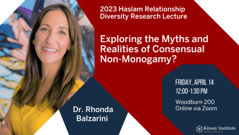 Thumbnail for 2023 Haslam Lecture: Dr. Rhonda Balzarini