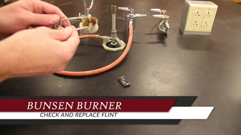 Thumbnail for entry Lighting A Bunsen Burner