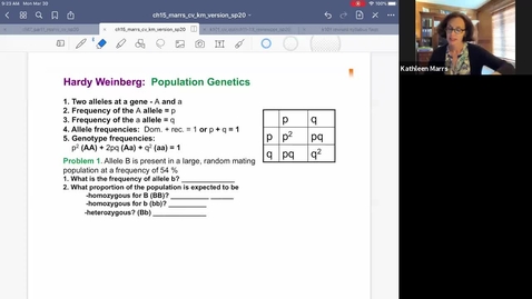 Thumbnail for K101_Ch14:Part6_HardyWeinberg_HowToSolve