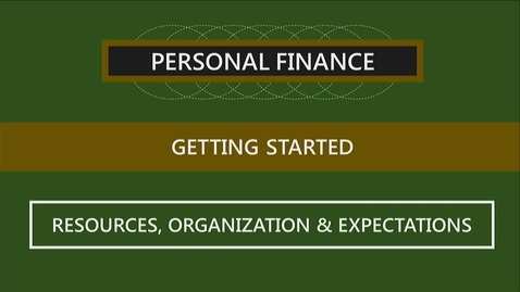 Thumbnail for F260 01-3 Course Resources, Organization &amp; Expectations