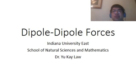 Thumbnail for entry Dipole-Dipole Forces