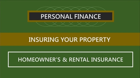 Thumbnail for F251 09-2 Homeowner's &amp; Rental Insurance
