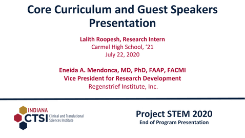 Thumbnail for Lalith Roopesh Curriculum Presentation