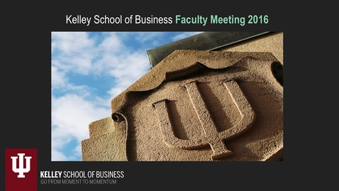 Thumbnail for Faculty Session 8/10/2016