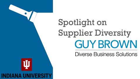Thumbnail for entry Spotlight on Supplier Diversity: Meet Guy Brown