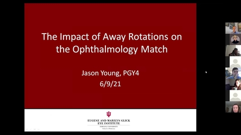 Thumbnail for The impact of away rotations on the ophthalmology match