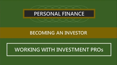 Thumbnail for F260 11-2 Working with Investment Professionals