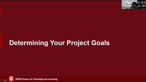 Thumbnail for entry 5 - Determining Your CEG Project Goals