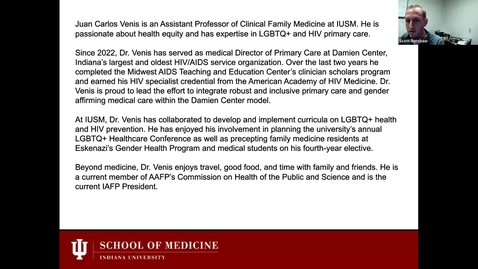 Thumbnail for 2023-12-20-Juan Carlos Venis.HIV Prevention in Primary Care